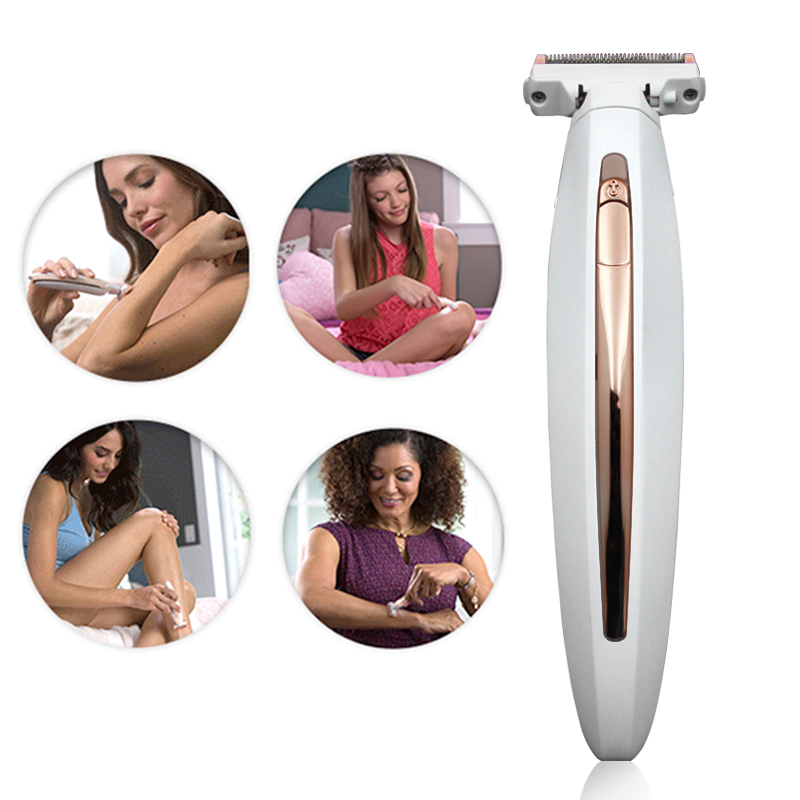LuxSmooth Beauty: Flawless Body Hair Shaver – Painless Bikini Trimmer, USB Rechargeable, and Fast Shaving Precision