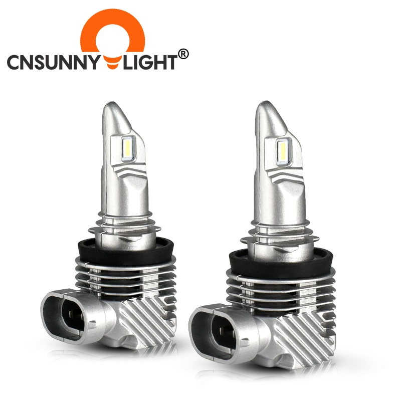 LED Car Headlight Bulbs Wireless Size 9005 9006 H11 H4 H7  HB3 HB4 H8 6000K White Auto Fog Lights by CNSUNNYLIGHT