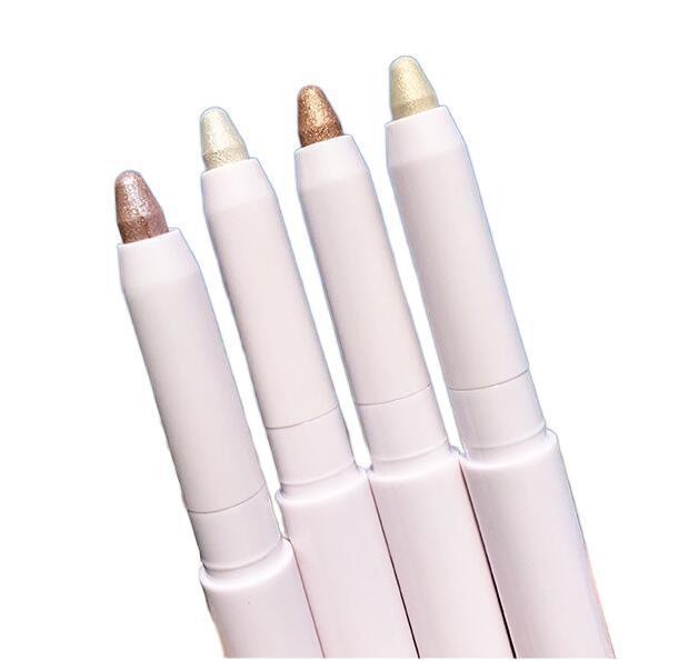 1 Pc  Diamond Glitter Eyeshadow Liner Pencil Face Makeup Highlighter Long lasting Matte Pink Silkworm Champagne Gold Eyeliner Pen