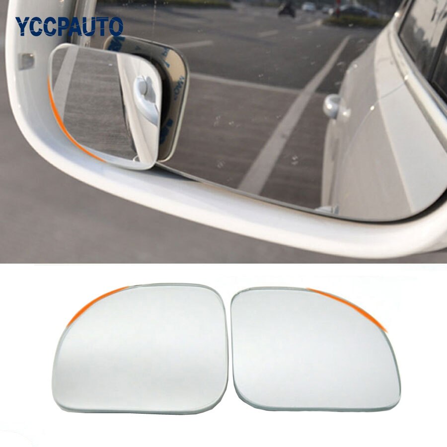 Car-styling Blind Spot Mirror Auto Motorcycle Car Rear View Mirror Extra Wide Angle Adjustable Rearview Mirror 2Pcs