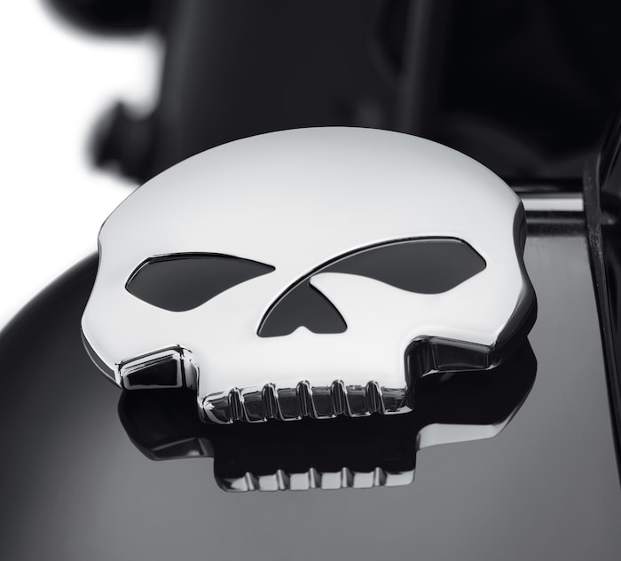 Motorcycle modification accessories Harley accessories skull type oil cap CNC high-grade cool oil cap