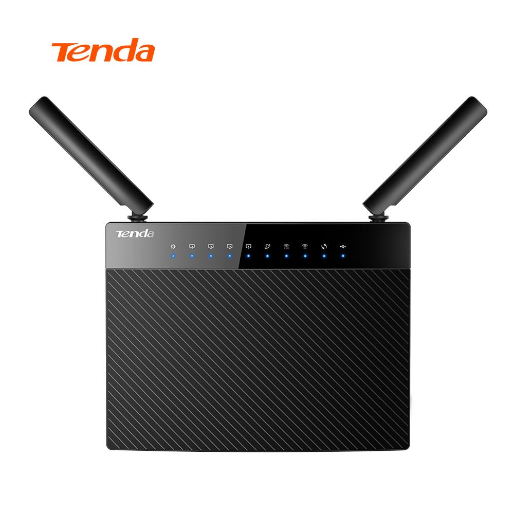 Tenda AC9 1200M Smart Dual-Band 802.11AC 2.4G/5G Gigabit Wireless WiFi Router Repeater, Broadcom Chip, English/European Firmware