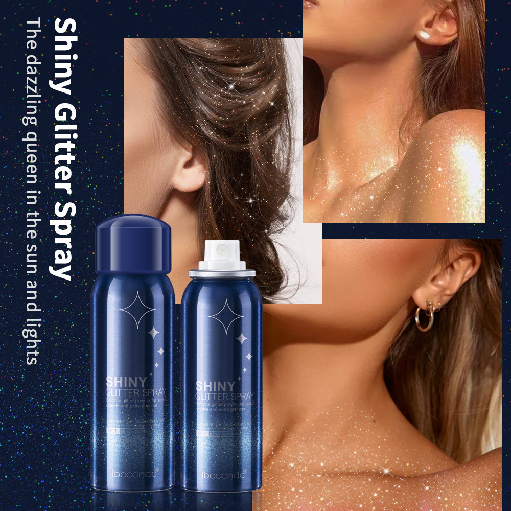 New Glitter Spray Nightclub Party Glitter Spray 60ml Star Glitter By “Ibcccndc”