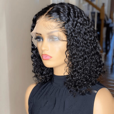 European and American short curly hair African small curly explosive head chemical fiber Wig