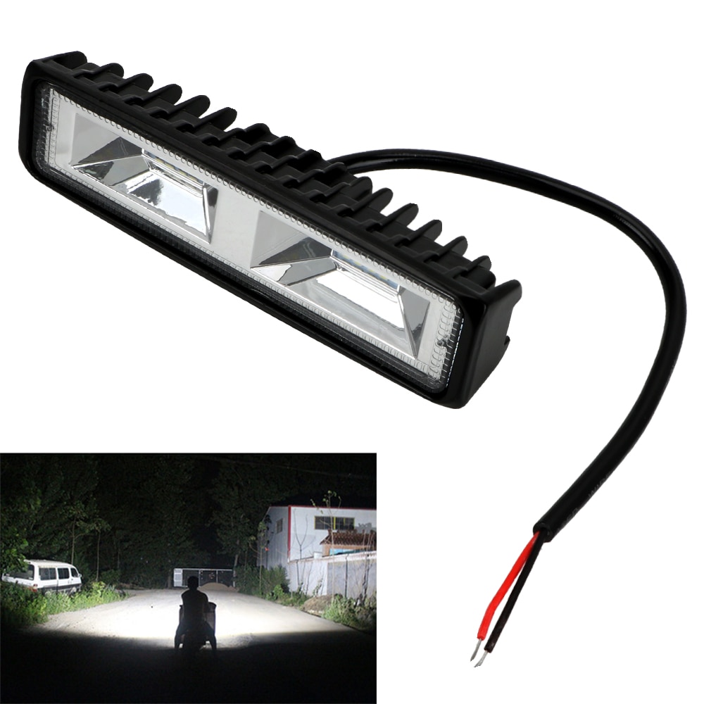 LED Headlights 12-24V For Auto Motorcycle Truck  Tractor Trailer Offroad Working Light 36W LED Work Light Spotlight by LEEPEE