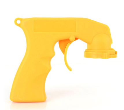 Spray Adaptor Paint Care Aerosol Spray Gun Handle with Full Grip Trigger Locking Collar Car Maintenance