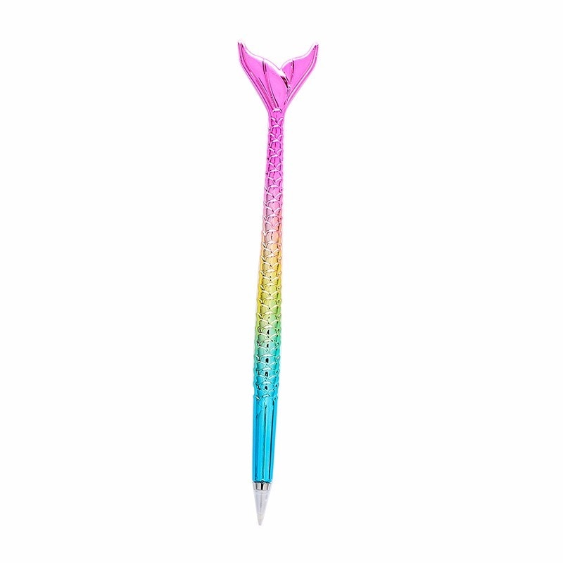 1Pcs Creative Stationery Mermaid Ballpoint Pen Cute Signature Pen High-quality Gift Pen Office Student Supplies