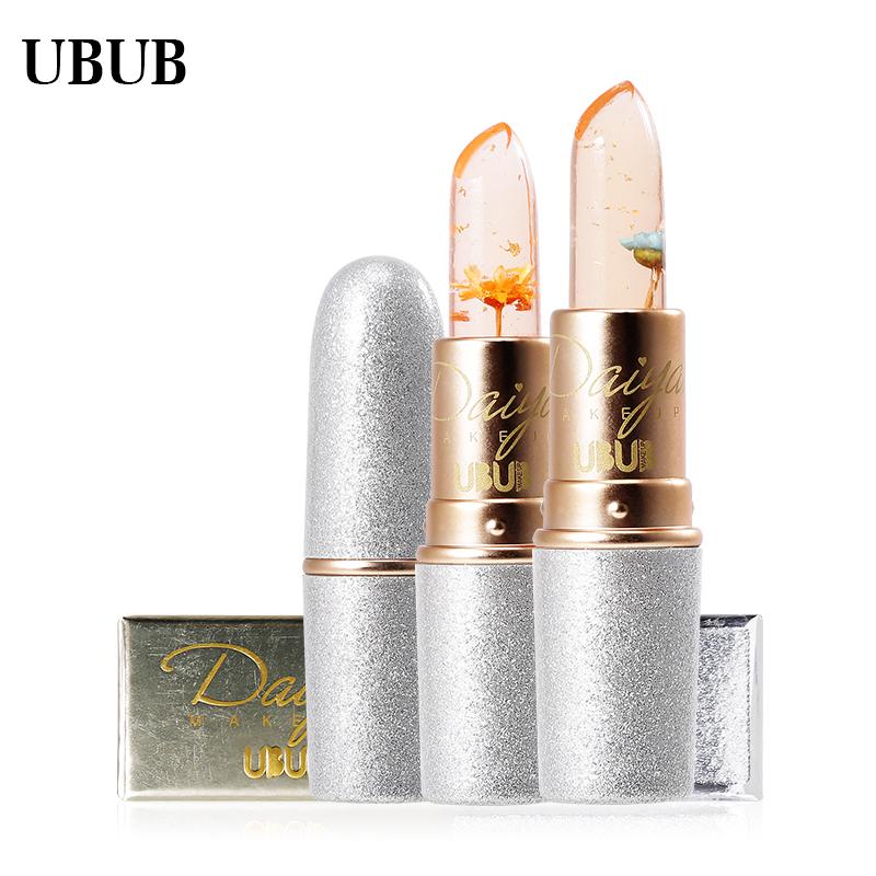 Jelly Lipstick Moisturize Seasonable Lip Women Stick Waterproof Newly Shape Nude look Lasting Pink Orange by UBUB