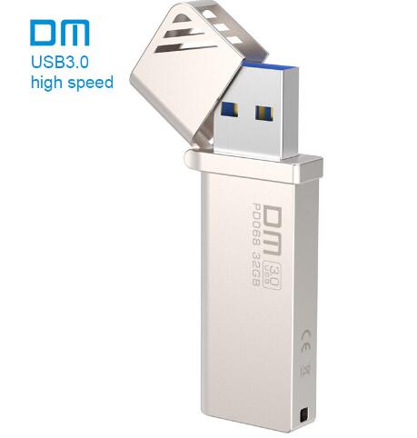 DM PD068 NEW 16GB 32GB 64GB 128GB 256GB USB Flash Drives Metal USB 3.0 High-speed write from 10mb/s-60mb/s