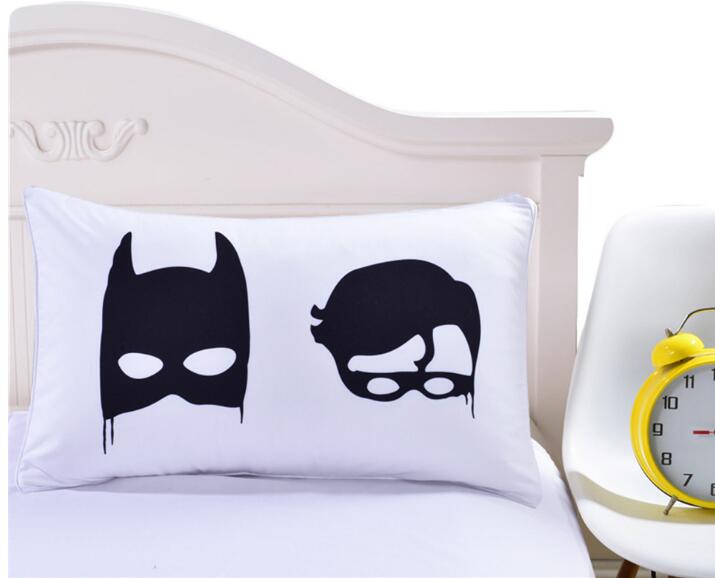 Bedding Cartoon batman print  Pillowcase Print  Pillow Case  Decorative Pillow Cover  Bedding