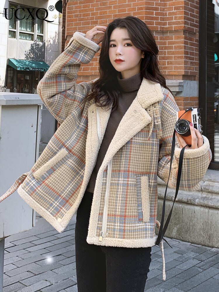 Women’s Lambs Wool Short Coats Autumn Winter Wild Jacket