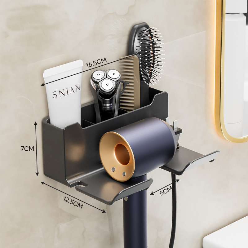 Plastic Models Wall-Mounted Hair Dryer Cover Without Holes