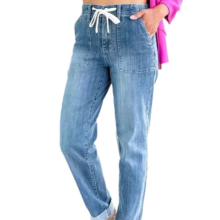 Spring and Autumn Jeans Women’s Loose Harlan Pants