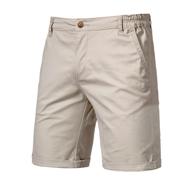 Men’s Cotton Casual Shorts Men’s Straight Five Piece Pants