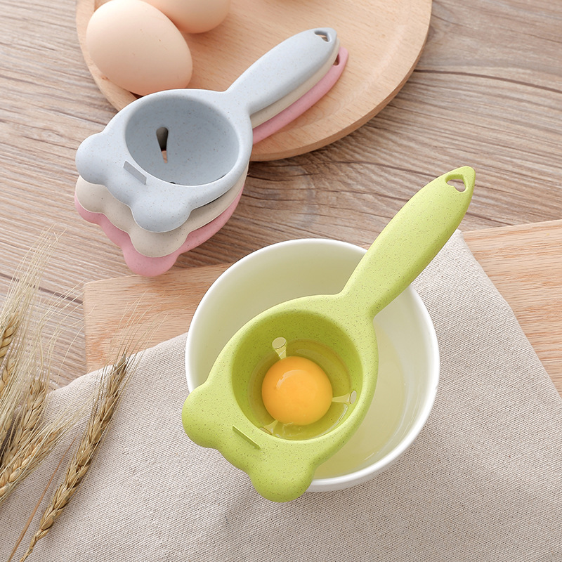 Wheat Straw Egg White Separator Egg Yolk Filter Protein Separator DIY Baking Tools