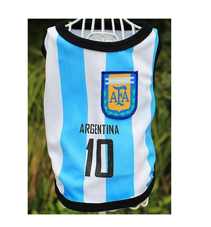 8 Country World Cup Soccer Jersey For Dog Cool Breathable Dog Vests Puppy Outdoor Sportswear Football Clothes