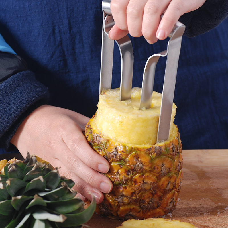 Stainless steel pineapple machine meat extractor pineapple knife eye removal peeler