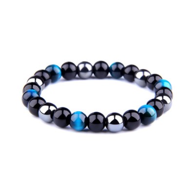 Tiger Eye Bracelet Obsidian Hematite Gemstone Bead Bracelet（FB0133 FB228 B20067 ）