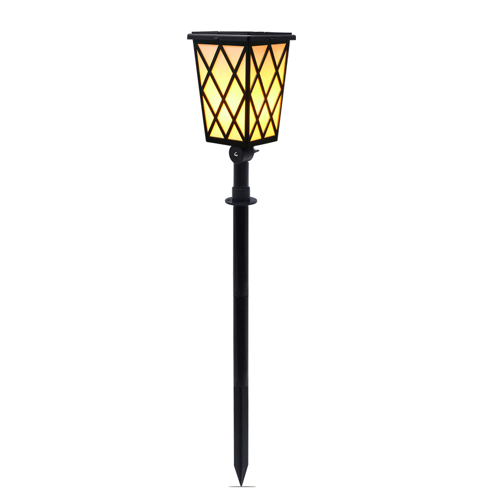 New Solar LED Flame Light Outdoor Villa Garden Lawn Floor Lamp Solar Garden Wall Lamp