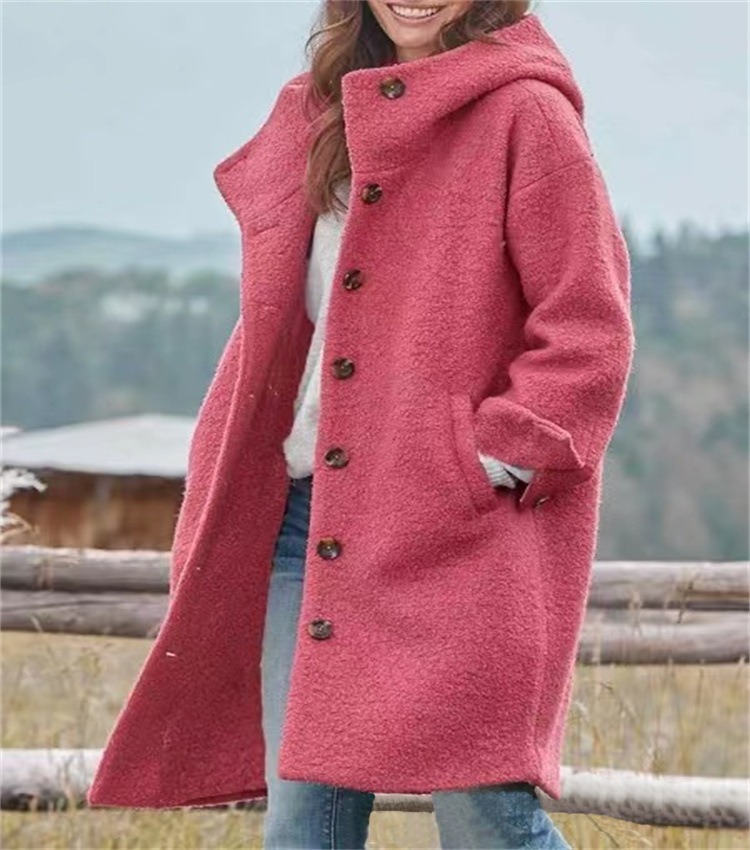 Street Long sleeved Winter Loose Women’s Coat