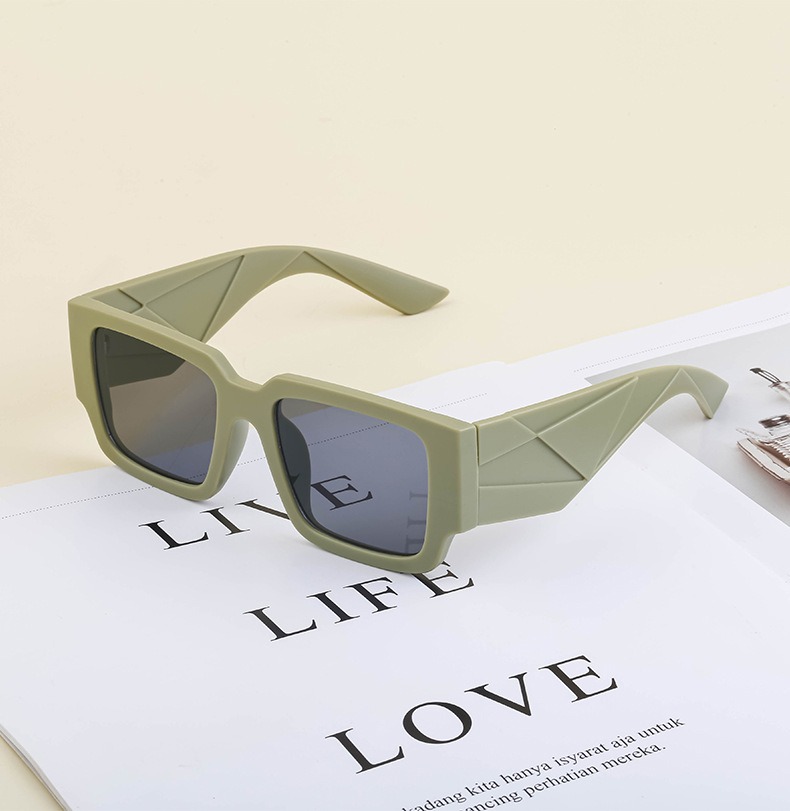 New Fashion Box Sunglasses Women’s Wide Leg Sunglasses Men’s Fashion Glasses