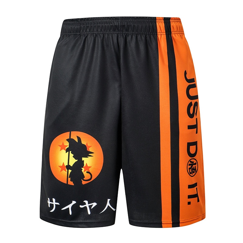 New dargon ball z GOKU Loose Sport Shorts Men