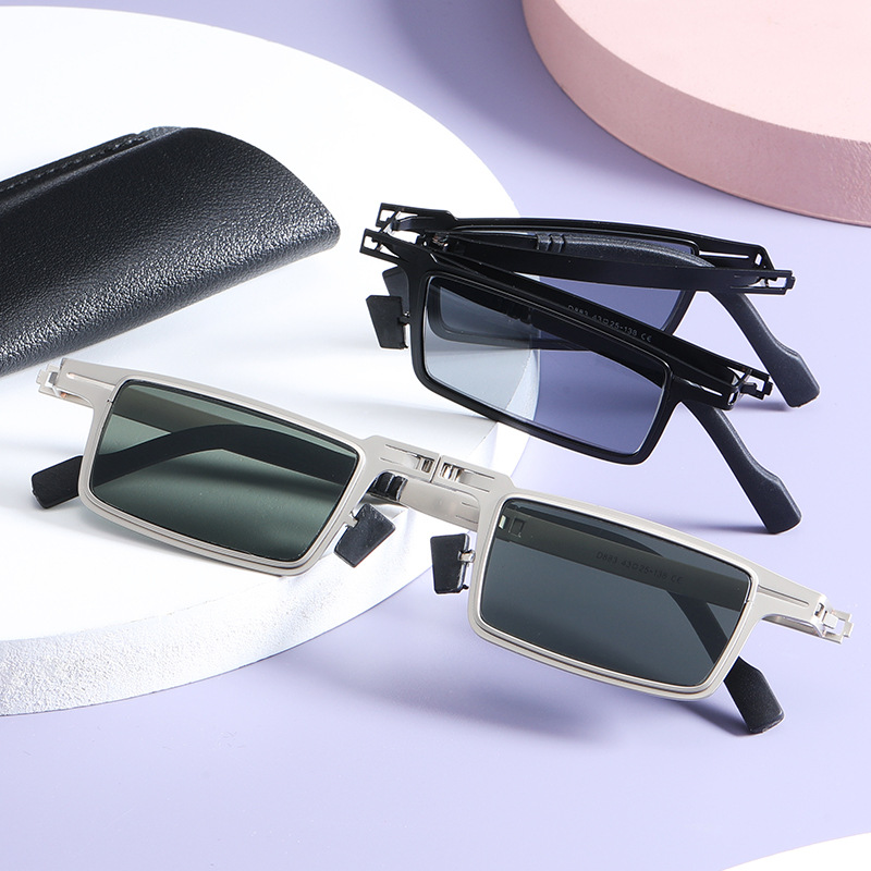 Fashion Trend Folding Sunglasses New Personalized Folding Sunglasses Instagram Style Street Glasses