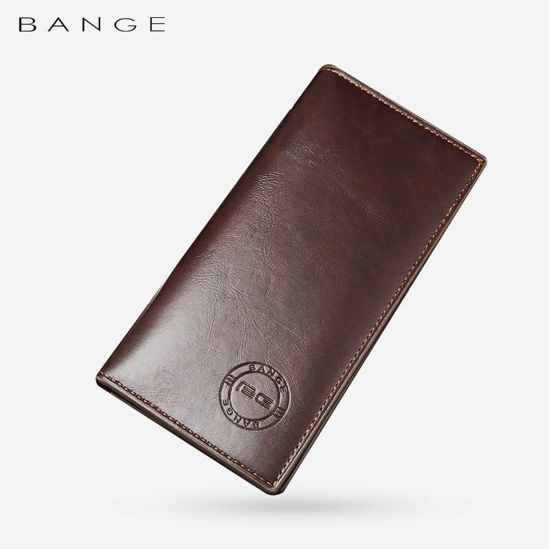 New Men’s Wallet Korean Version Of The PU Wallet Clutch Bag Simple Fashion Ticket Holder Multi-Card Long Wallet