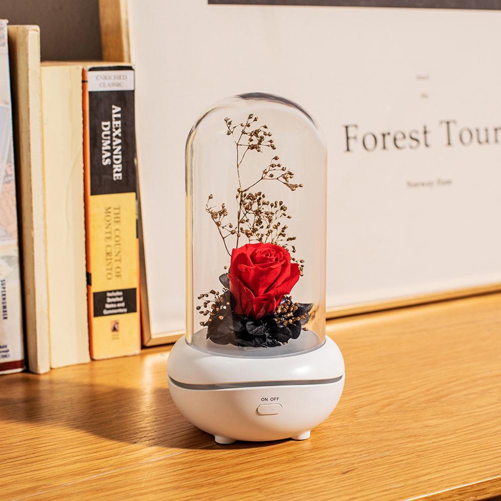 Eternal Flower USB Essential Oil Aromatherapy Machine Mini Home/Car Aromatherapy Home Decor Ornament Perfumed lamp