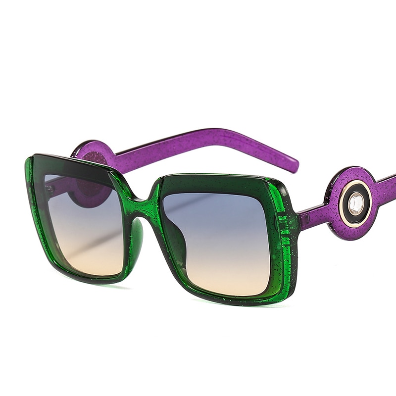 Fashion Oversized Square Sunglasses Women Men Luxury Braqnd Design Unisex Personalized Travel Driving Eyewear UV400