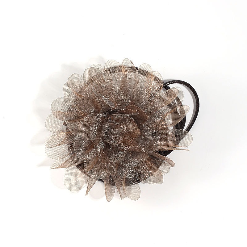 Fashion simulation fabric flower three-dimensional flower necklace