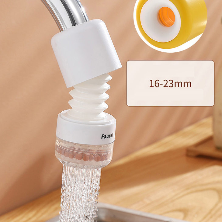 Booster Faucet Splash-Proof Head Extension Extender Kitchen Shower Rotating Tap Universal Faucet Filter