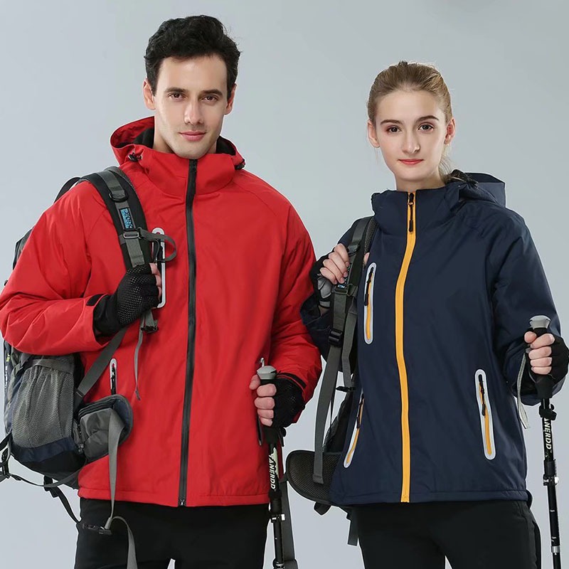 Autumn And Winter Padded Thickened Reflective Rushing Jacket Windproof Waterproof Warm Work Clothes
