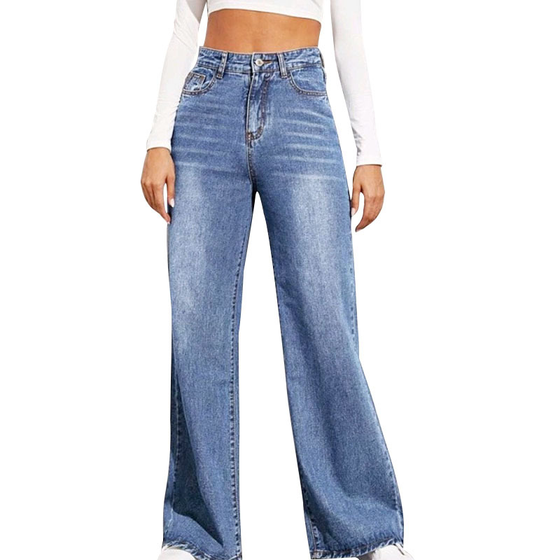 High Waist Loose Jeans For Women Leg Pants