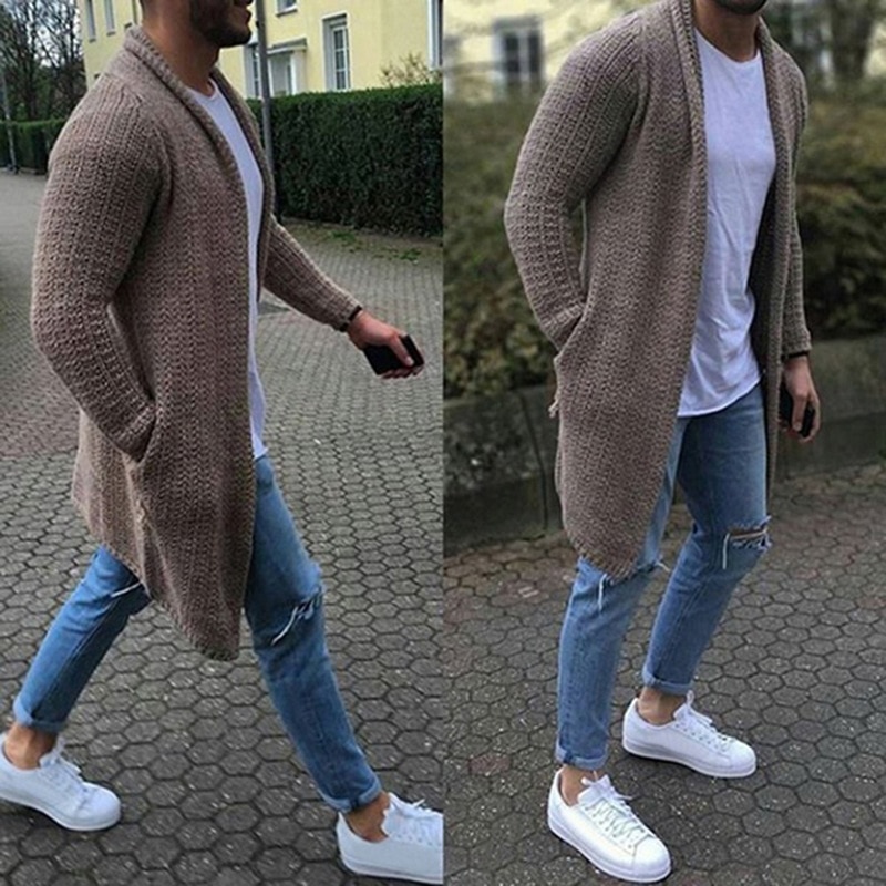 Mens Wool Winter Warm Pocket Male Jackets