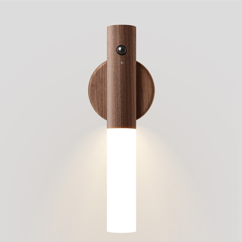 Intelligent Human Body Induction Night Light LED Rechargeable Corridor Cabinet Wall Light Home Bathroom Strong Wall Sensor Light