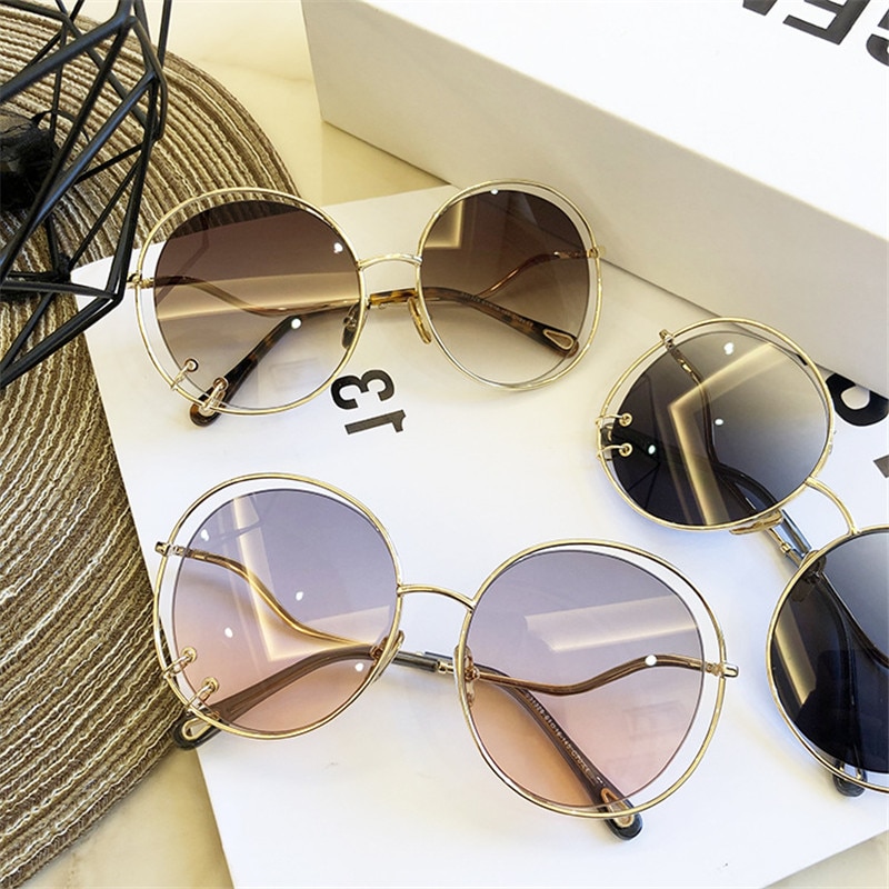 Women Sunglasses Luxury Decoration Classic Eyewear Sunglasses Original Brand Designer Sun Glasses Fashion UV400
