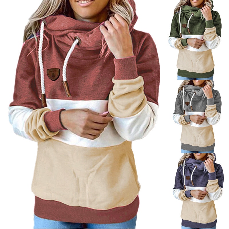 Winter women hooded Casual  Long Sleeve Hoodie