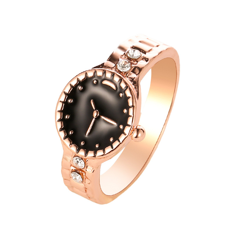 New Creative Watch Fashion Ring Personality Couple Ring Personality Handwear