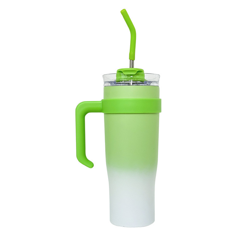 Big Mac vacuum cup girl high value with straw ice bully cup large capacity water cup new straw cup