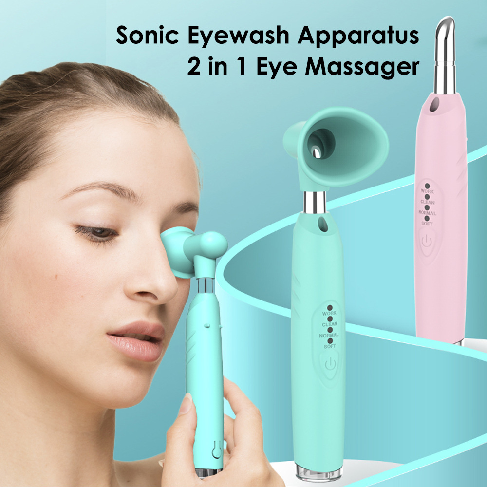 3-Speed Electric Sonic Eyewash Instrument Household Eye Massager Portable Eyewasher Eyeball Cleaning And Moisturizing Instrument