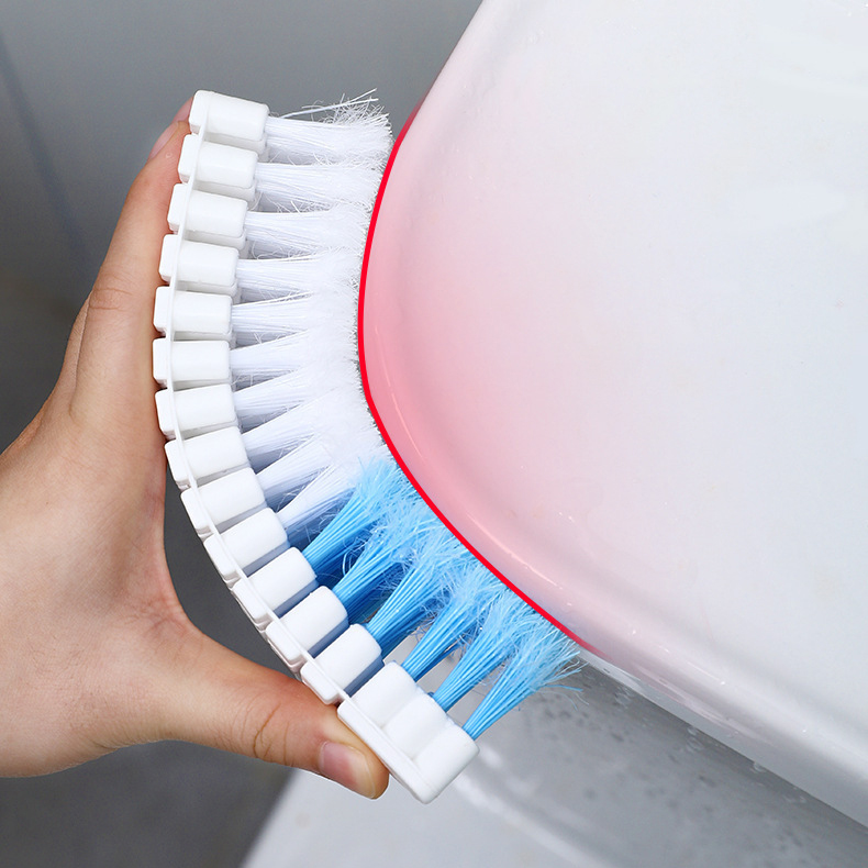 Japan AISEN Bathroom Bendable Corner Brush Soft-Haired Bathtub Brush Faucet Cleaning Brush Tile Brush Household