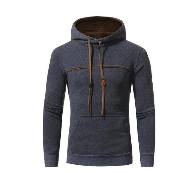 Men’s Hooded Sweater Plus Velvet Thick Sweater for Male