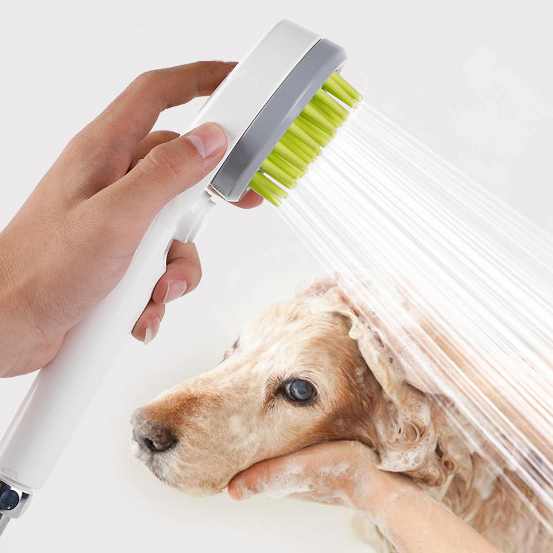 Dog Bath Shower Shower Nozzle Massage Bath Shower Cat Supplies Pet Teddy Dog Brush