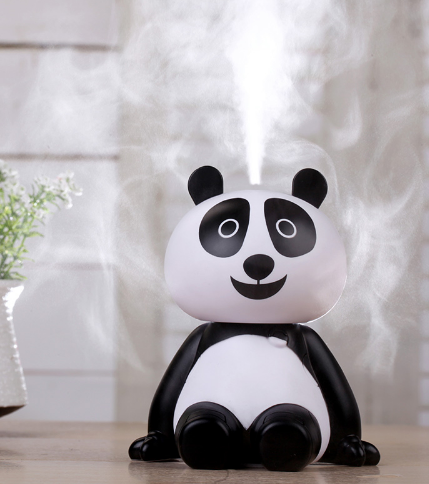 GXZ Cartoon Panda USB Air Humidifier Ultrasonic Desk Humidifiers Mist Maker Fogger Mini Portable Air Purifier 120ml