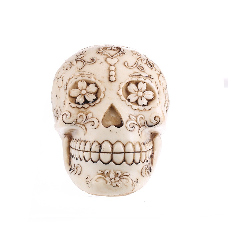 Plum blossom skull home resin ornaments