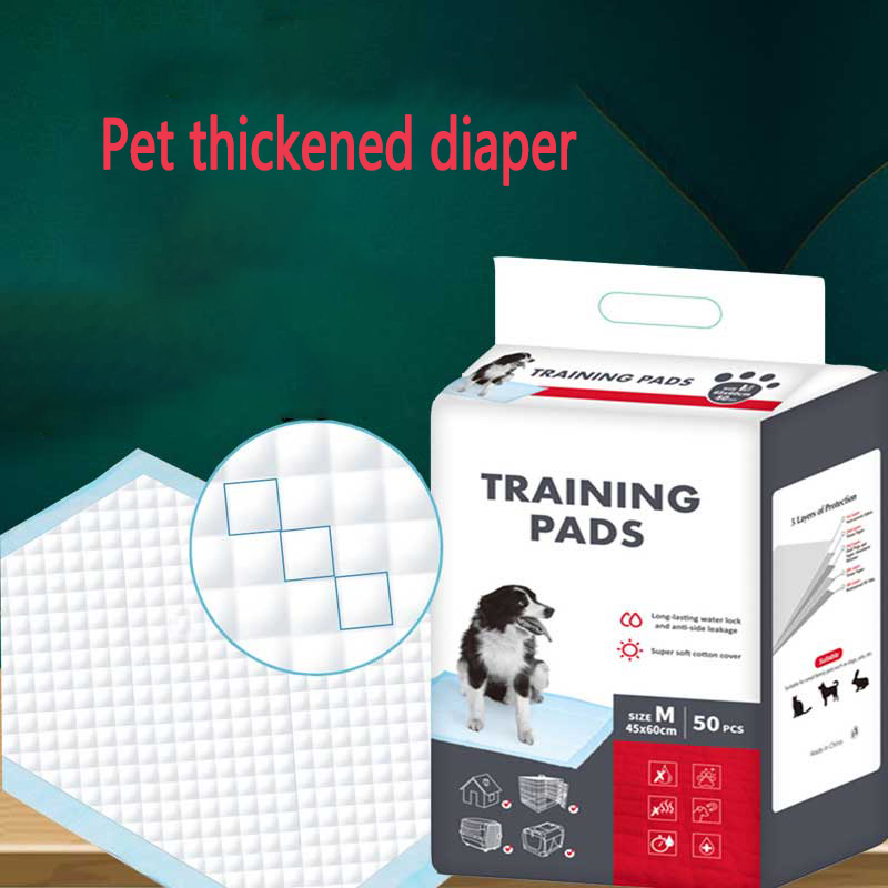 Pet Products Dog Diaper Thickened Deodorization Water Absorbent Urine Pad Diaper Diaper Pad Water Absorbent Pad Production Pad