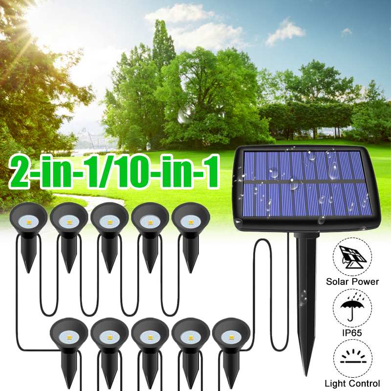 New Style Garden Lawn Solar Powered Outdoor LED Spike Light Path Landscape Waterproof IP65 Mini Solar Flood Lawn Lamp