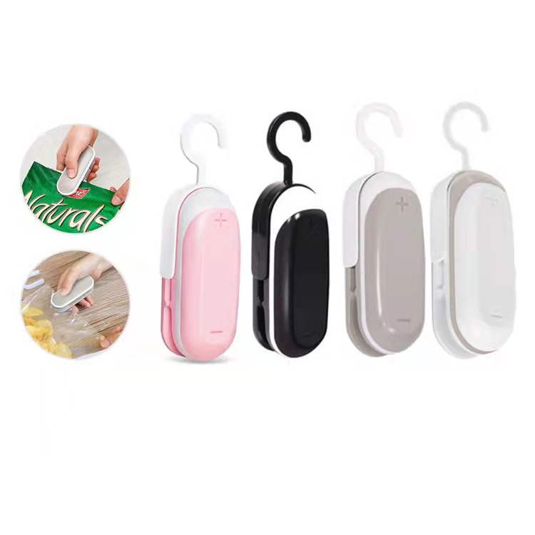 Mini Portable Sealing Machine Hand Pressure Sealing Clip Food Fruit Preservation Sealing Clip Household Sealer Heat Sealer