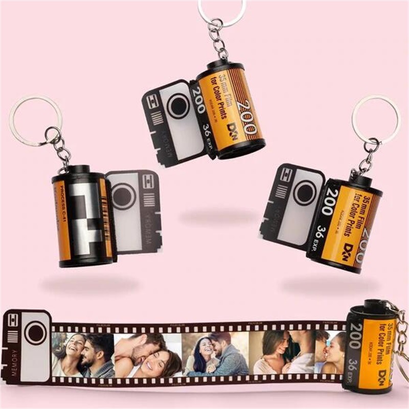 Memory Time Film Album Key Chain Creative Valentine’s Day Birthday Gift Boyfriend Girl Friend Graduation Commemoration